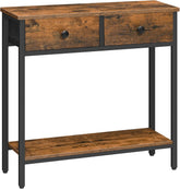 Narrow Console Table with Drawers