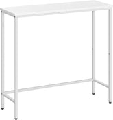 Slim White Console Table
