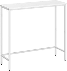 Slim White Console Table