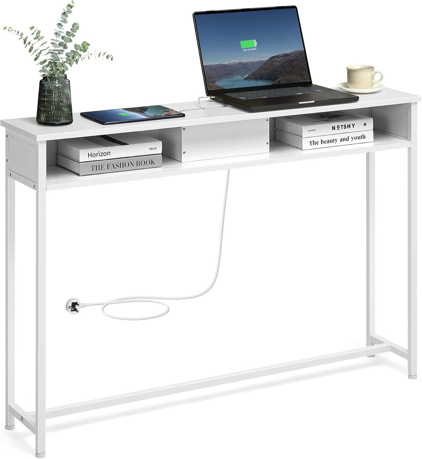 White Console Table