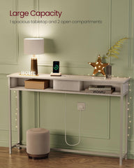 White Console Table
