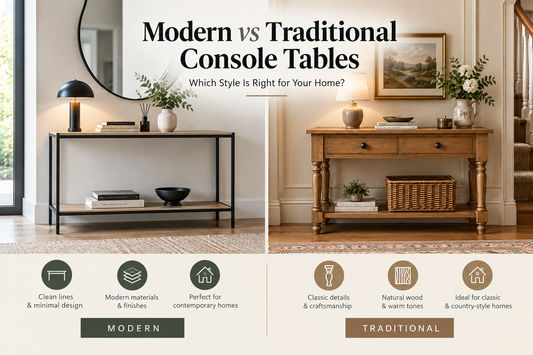 Modern vs Traditional Console Tables: Which Style Is Right for Your Home?