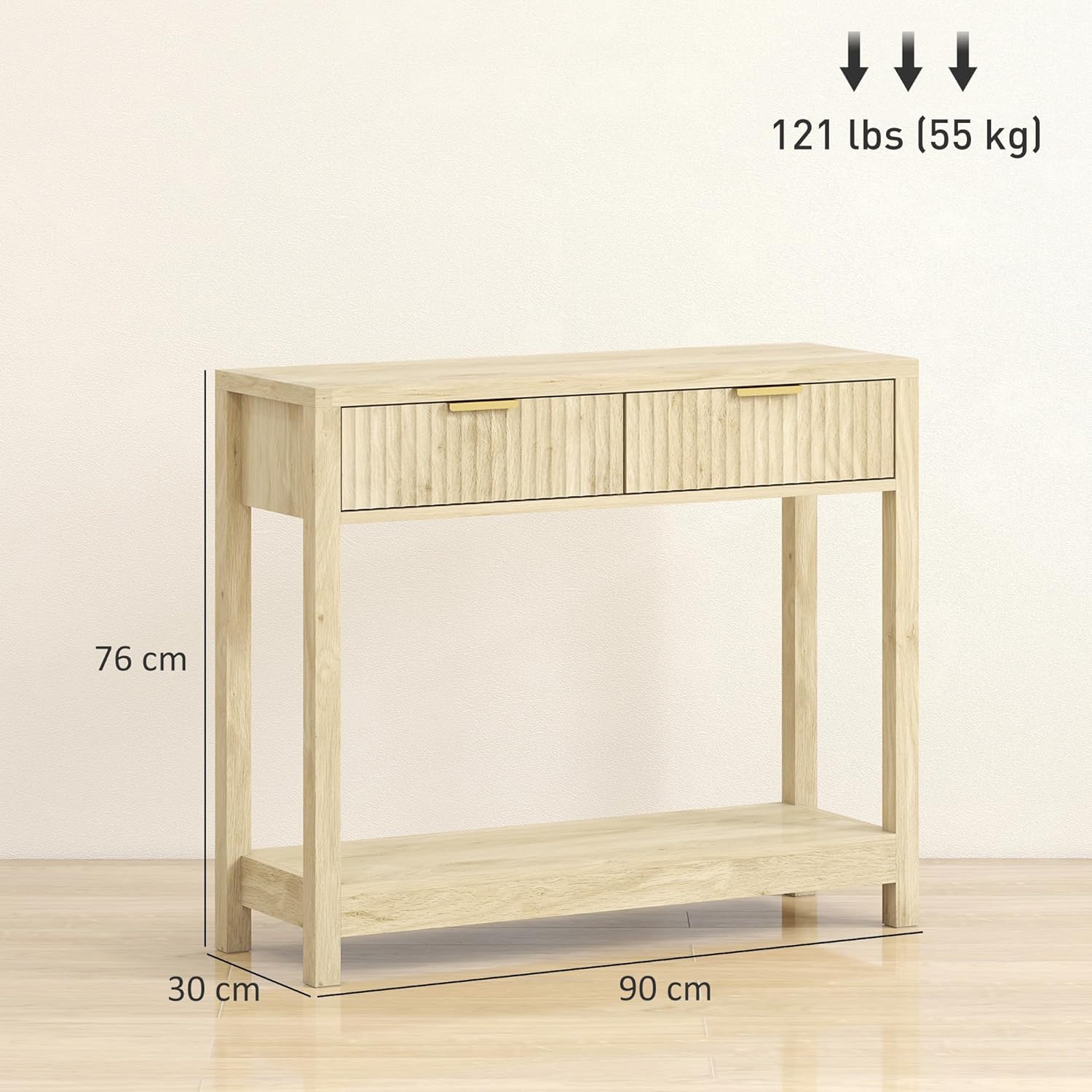 Console Table with Drawers
