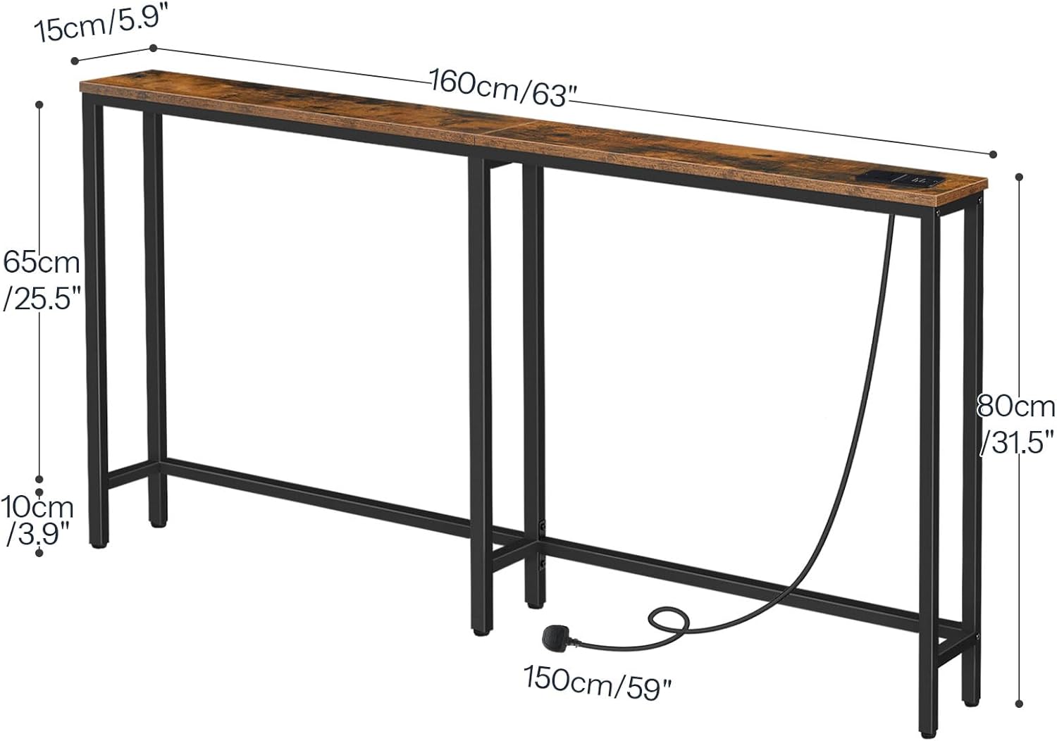 Narrow Console Table
