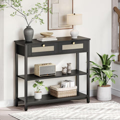 console table with drawers