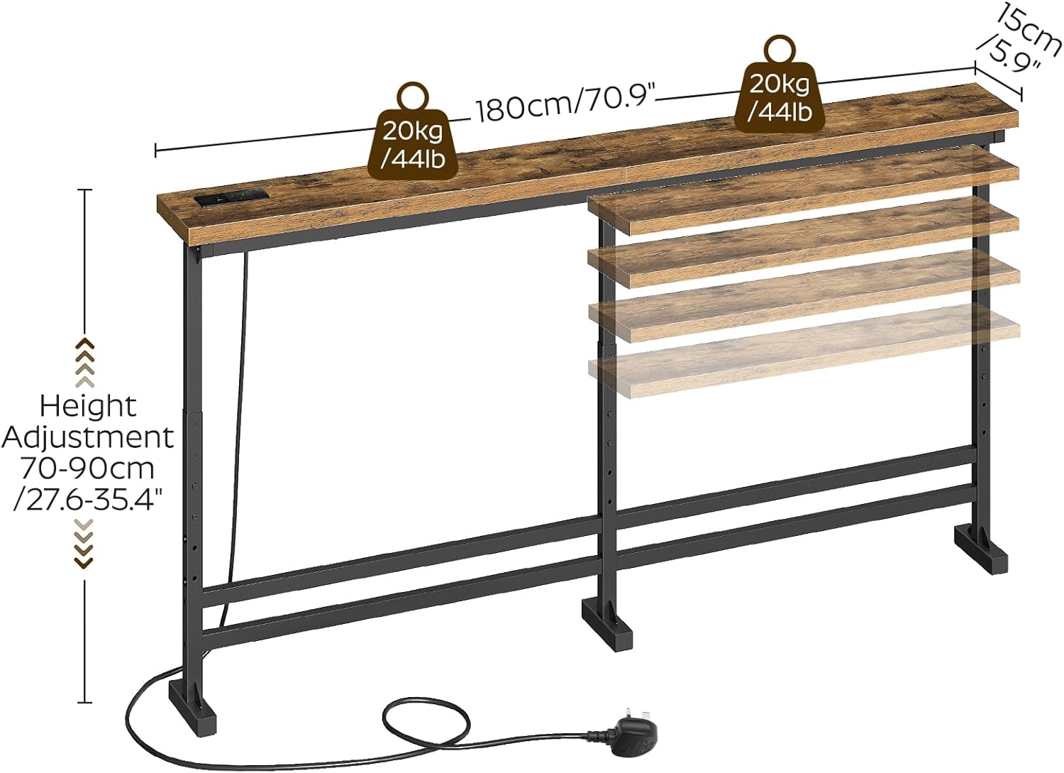 slim console table