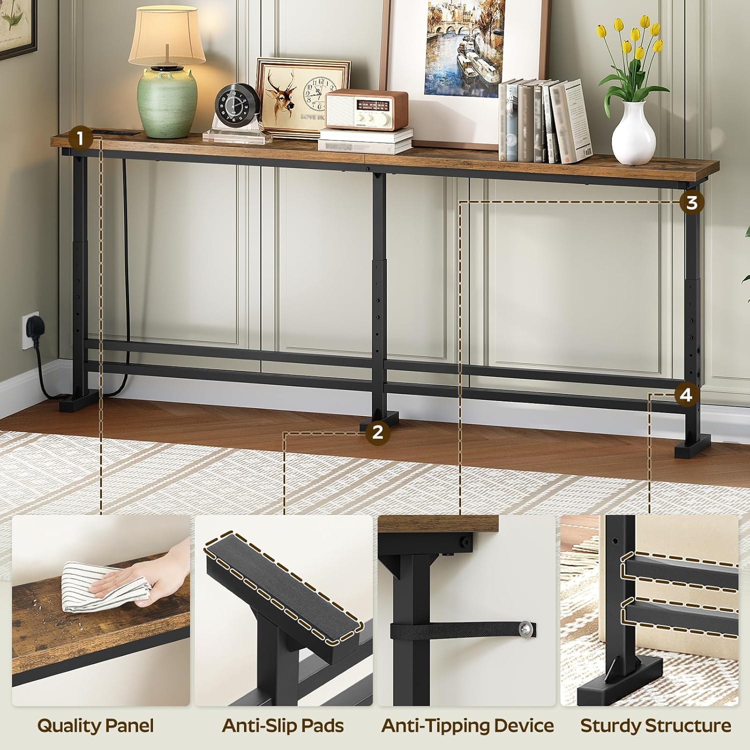 slim console table
